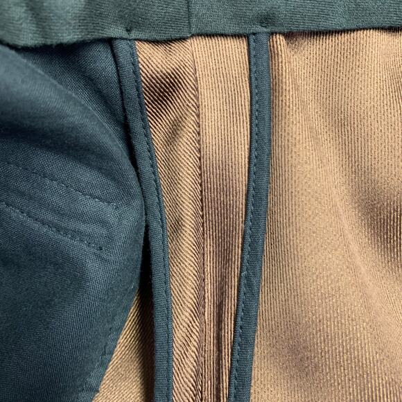 SIES MARJAN Size 34 Brown Acetate Blend Pleated Dress Pants - Picture 9 of 12